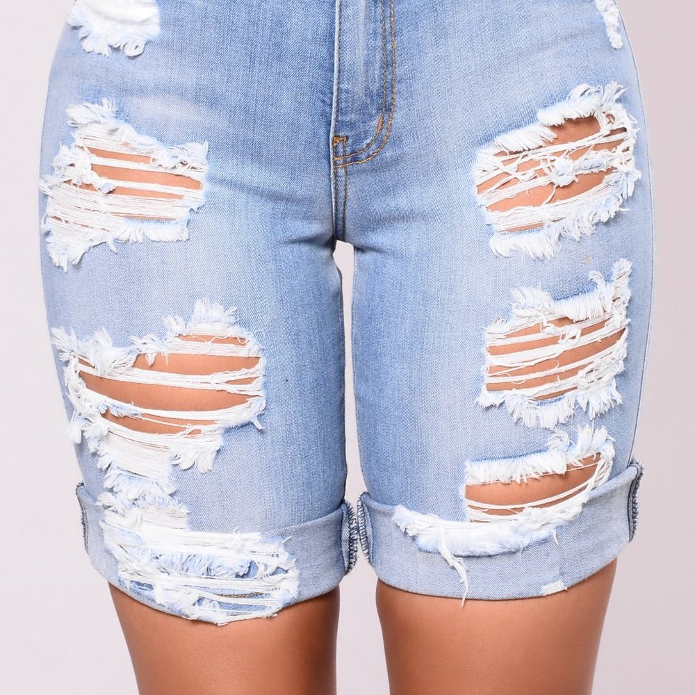 Shipwrecked Bermuda Shorts - Denim - Picture 3 of 7